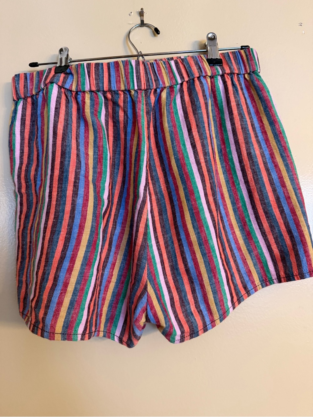 Madewell Multicolor Vertical Stripe Bermuda Shorts - Picture 2 of 4